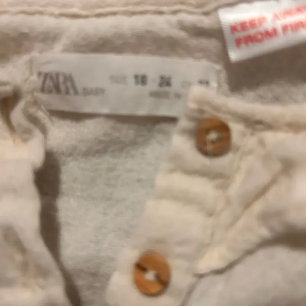 Cute linen baby outfit